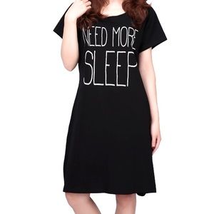 “Need More Sleep” Sleep Dress